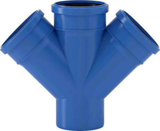 Immagine di BRAGA TRI-PLUS DOPPIA Ø 110/110/110 MM 45°