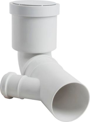 Immagine di CURVA BIANCA WC PROLUNGATA Ø 90/40 MM ORIENTABILE