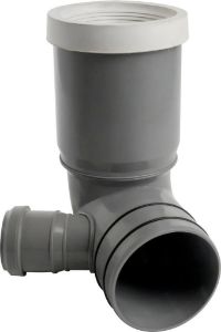 Immagine di CURVA WC PP A PVC Ø 110/100 MM ATTACCO DX Ø 50 MM