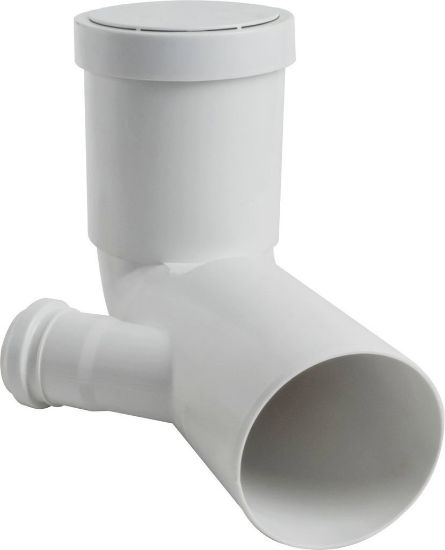 Immagine di CURVA BIANCA WC PROLUNGATA ATTACCO DX Ø 110/50 MM