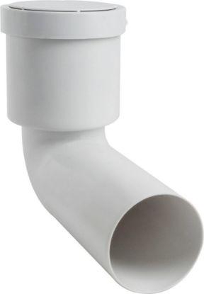 Immagine di CURVA BIANCA WC PROLUNGATA Ø 110 MM