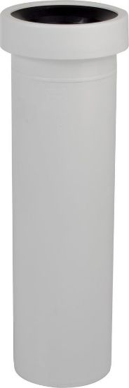 Immagine di RACCORDO DRITTO SCARICO WC HTSK Ø 90/110 MM L.250 MM BIANCO