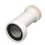 Immagine di RACCORDO ECCENTRICO SCARICO WC Ø 90/110 MM L.250 MM BIANCO