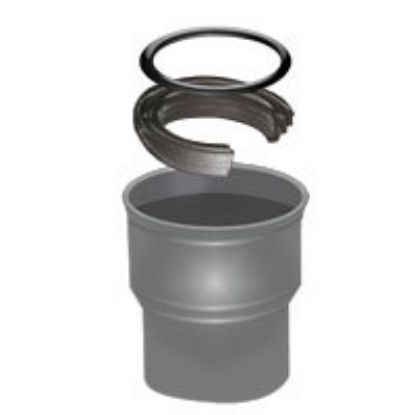 Immagine di MANICOTTO RIDOTTO PASSAGGIO GHISA-PVC Ø 125-110 MM