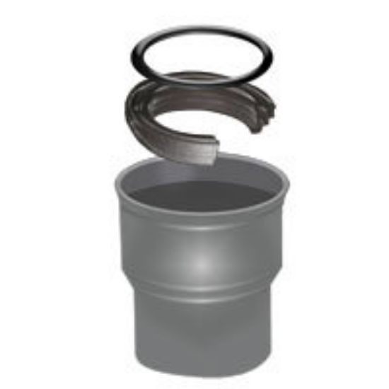 Immagine di MANICOTTO RIDOTTO PASSAGGIO GHISA-PVC Ø 125-110 MM