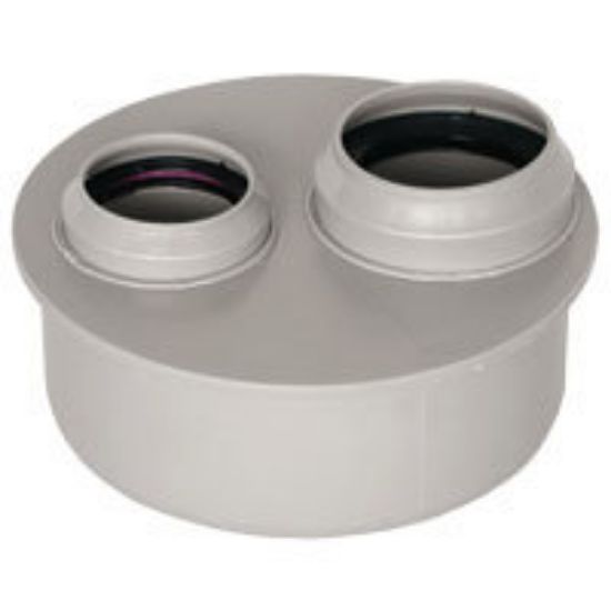 Immagine di RIDUZIONE A TAMPONE PP DOPPIO Ø 125M/40F/50F MM