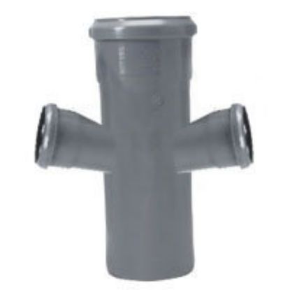 Immagine di BRAGA DOPPIA PP Ø 110/50/50 MM 87°