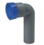 Immagine di CURVA TECNICA PROLUNGATA PP Ø 50 MM HTSW CON TAPPO