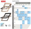 Immagine di FINESTRA VELUX MK06 78 CM X118 CM