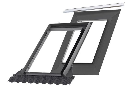 Immagine di RACCORDO EDW CON COLLARE IMPERMEABILIZZATO BFX EDW VELUX BK04 1000S