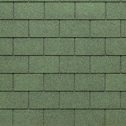 Immagine di TEGOLA BITUMINOSA CANADESE RECTANGULAR VERDE SFUMATO CONFEZIONE DA 3,50 MQ