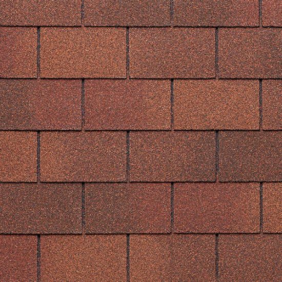 Immagine di TEGOLA BITUMINOSA CANADESE RECTANGULAR ROSSO SHARED RED 507 CONFEZIONE DA 3,50 MQ