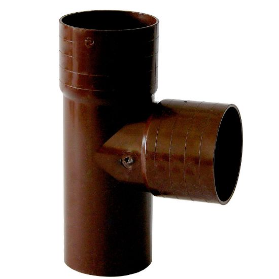 Immagine di TEE PVC TESTA DI MORO DIAMETRO 100 MM