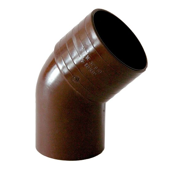 Immagine di CURVA APERTA PVC TESTA DI MORO DIAMETRO 80 MM