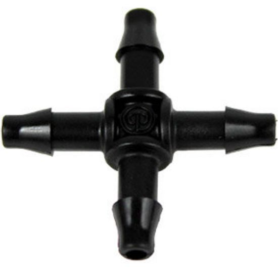 Immagine di INNESTO A CROCE PER MICROTUBO 4 MM