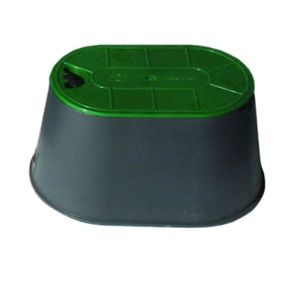 Immagine di POZZETTO OVALE LX CON COPERCHIO INCERNIERATO - BASE INFERIORE 32,5x21,5 CM BASE SUPERIORE 27x16 CM H 18 CM