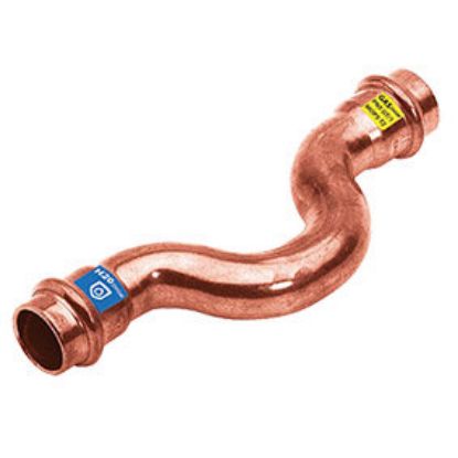 Immagine di SORPASSO LUNGO FEMMINA IN RAME A PRESSARE Ø 22 MM