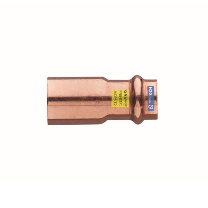 Immagine di MANICOTTO RAME RIDOTTO MASCHIO/FEMMINA A PRESSARE Ø 18x15 MM