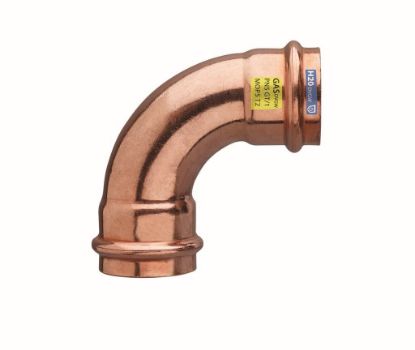 Immagine di CURVA A 90° RAME A PRESSARE FEMMINA/FEMMINA Ø 22 MM