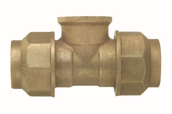 Immagine di TEE OTTONE Ø 32x1" FX32 MM A STRINGERE