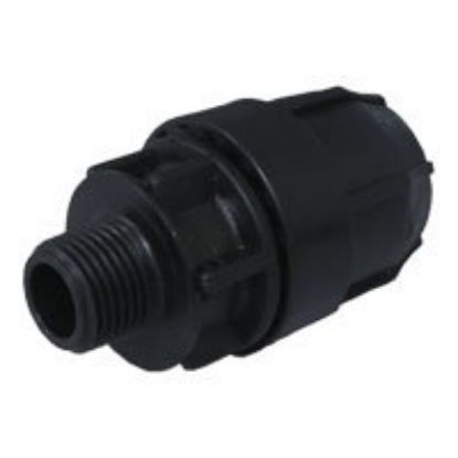 Immagine di RACCORDO DRITTO Ø 75 MM 2 1/2" MASCHIO A STRINGERE PER POLIETILENE