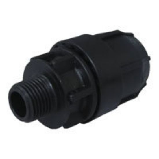 Immagine di RACCORDO DRITTO Ø 75 MM 2 1/2" MASCHIO A STRINGERE PER POLIETILENE