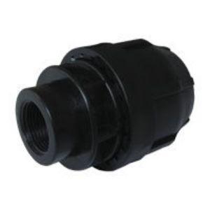 Immagine di RACCORDO DRITTO Ø 25 MM 3/4" FEMMINA A STRINGERE PER POLIETILENE