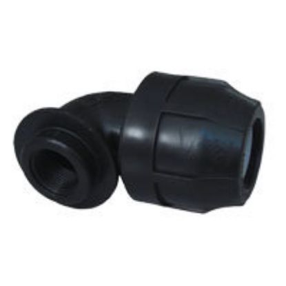 Immagine di GOMITO Ø 20 MM 1/2" FEMMINA A STRINGERE PER POLIETILENE