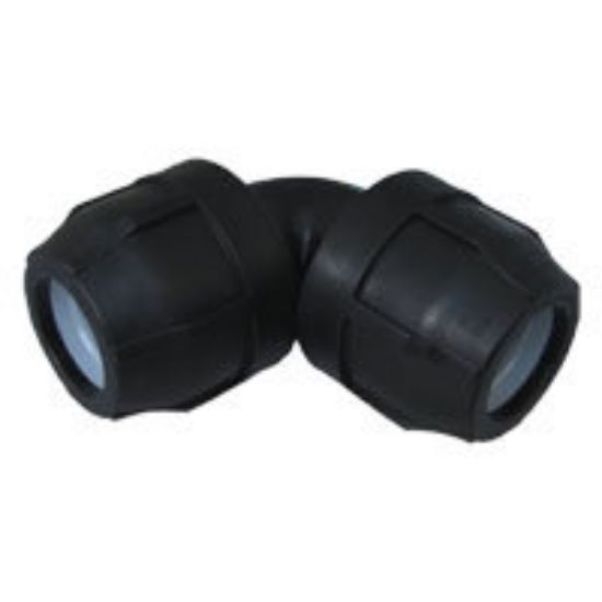 Immagine di GOMITO Ø 20 MM A STRINGERE PER POLIETILENE