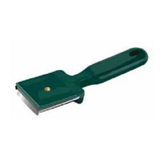 Immagine di RASCHIETTO MANUALE CON MANICO E LAMA ACCIAIO PER PULIZIA TUBI NUPI