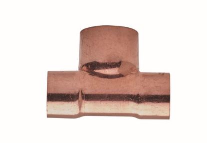 Immagine di RACCORDO A TEE RIDOTTO IN RAME A SALDARE Ø 16x22x16 MM