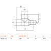 Immagine di RACCORDO A TEE RIDOTTO IN RAME A SALDARE Ø 16x14x14 MM