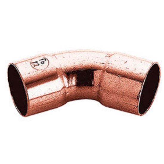 Immagine di CURVA RAME A SALDARE A 45° Ø 12 MM FEMMINA/FEMMINA