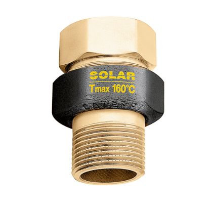 Immagine di RACCORDO A 3 PEZZI Ø 3/4" MF PER SOLARE IN OTTONE