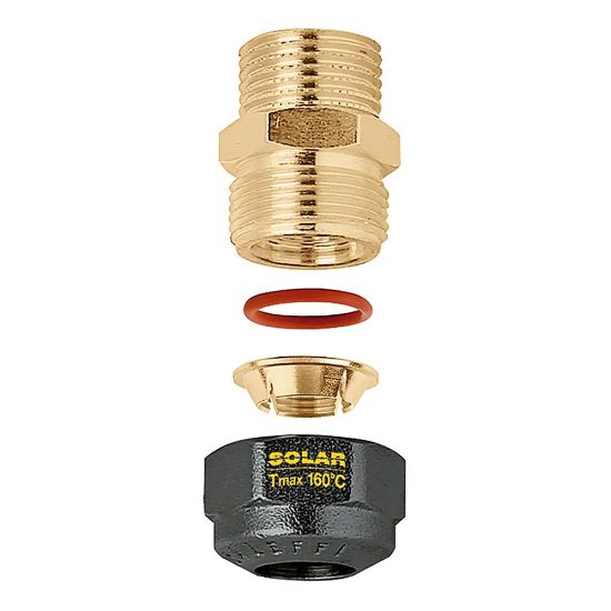 Immagine di RACCORDO O-RING DRITTO Ø 18 MM 3/4" MASCHIO PER SOLARE