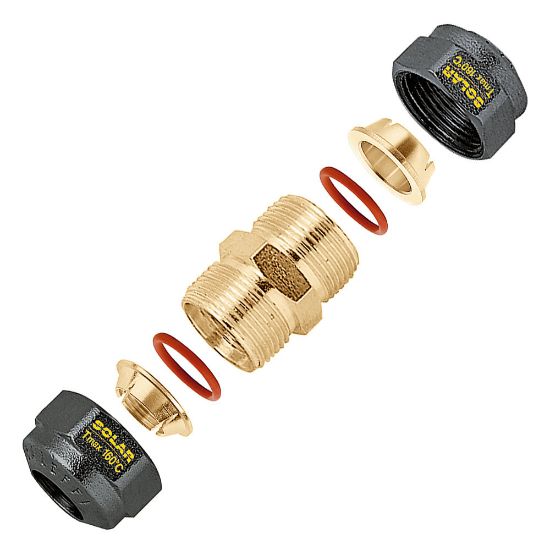 Immagine di RACCORDO O-RING DRITTO Ø 22 MM DOPPIO PER SOLARE