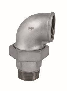 Immagine di GOMITO IN GHISA BOCCHETTONATO Ø 1/2" MF