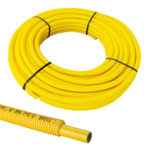 Immagine di TUBO MULTISTRATO RIVESTITO Ø 26 MM MULTIGAS ROTOLO DA 25 MT