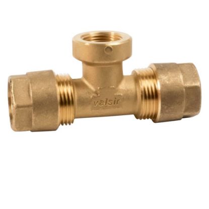 Immagine di TEE FILETTATO FEMMINA A STRINGERE Ø 32x1"x32 MM