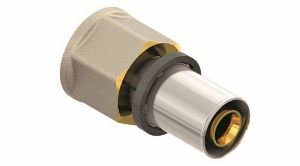 Immagine di RACCORDO DRITTO FEMMINA NICHELATO Ø 32 MM PER 1" FIVPRESS