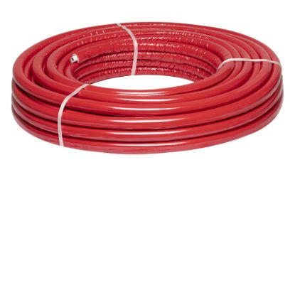 Immagine di TUBO MULTISTRATO RIVESTITO DA 9 MM ROSSO Ø 32x3 MM ROTOLO DA 25 MT