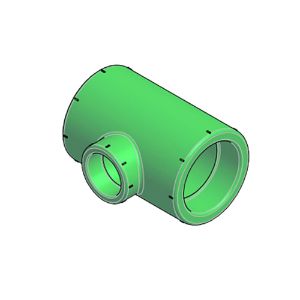 Immagine di TEE RIDOTTO Ø 25-25-20 MM POLYSYSTEM