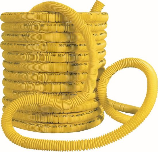 Immagine di GUAINA GIALLA ESTENSIBILE PER TUBAZIONI GAS Ø 25 MM ROTOLO 50 MT