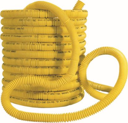Immagine di GUAINA GIALLA ESTENSIBILE PER TUBAZIONI GAS Ø 20 MM ROTOLO 50 MT
