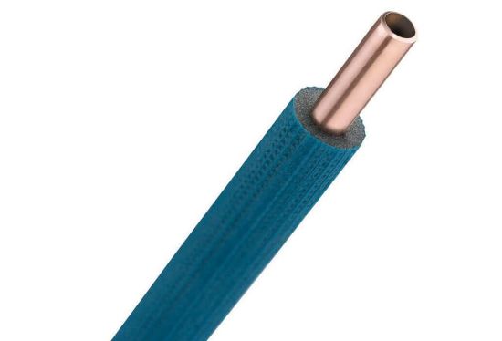 Immagine di TUBO RAME EN 1057 Ø 12 MM ROTOLO DA 50 MT RIVESTITO 10/91