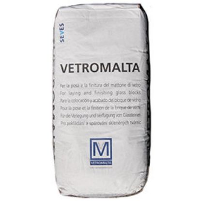 Immagine di MALTA PER POSA E STUCCATURA VETROMATTONI STUK-GLASS 25 KG