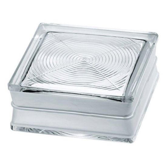 Immagine di VETROMATTONE PEDONABILE TRASPARENTE 19x19 CM