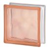 Immagine di VETROMATTONE ROSA ONDULATO 19x19 CM