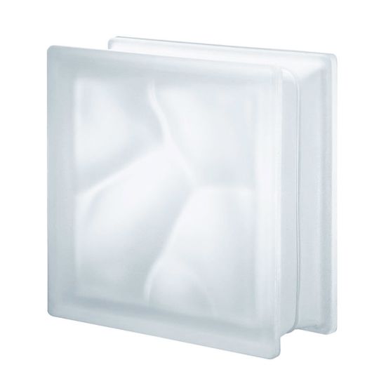 Immagine di VETROMATTONE ONDULATO SATINATO 19x19 CM