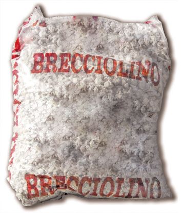 Immagine di SACCO DI BRECCIOLINO BIANCO SPACCATO SEZIONE 10/30 MM